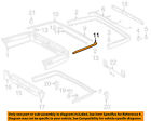 2108800136 Left Rear Oem Mercedes Bumper-upper E320 96-99 Mercedes-benz Cover