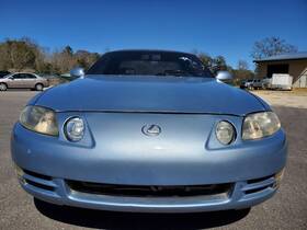 105-58531b Lexus 1995 1996 Sc400 Oem 1a0 Bluish Silver Damaged Front Bumper