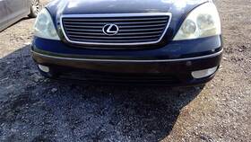 5211950925 Lexus Front Bumper 5 Speed Us Market Cover 203 Black 2001 2002 2003 2004 Ls430