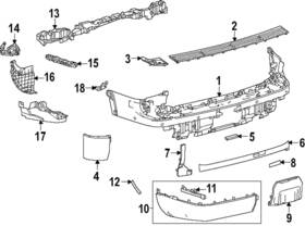 52179-60090 Lexus Genuine Center Plate