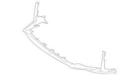52411-78020 Lexus Genuine Bumper Guard