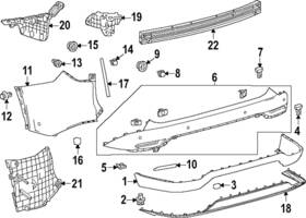 52591-0e170 Lexus Genuine Side Shield