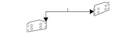 58323-53071 Lexus Genuine Bumper Impact Bar Bracket
