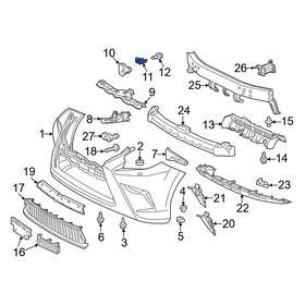 5252660040 Lexus Oe For Gx460 2014-2023 Bumper Cover Support Rail Clip