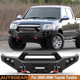 Bp-t2005 Longsun Front Bumper For 2000-2006 Toyota Tundra With Winch Plate And Lights Sensor Hole