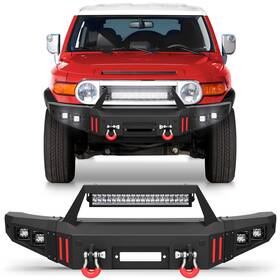 Bt-2022303-2022304-hk Longsun For 2007-2014 Toyota Fj Cruiser Front Or Rear Bumper With Winch Plate &sensor Holes
