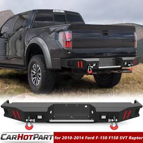Bt-2022342 Longsun Rear Bumper For 2010-2014 Ford F-150 Svt Raptor With Led Lights D-rings
