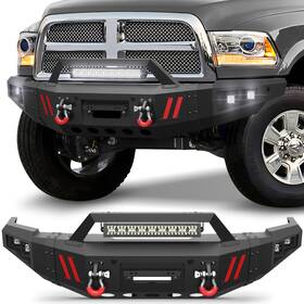 Bt-2022023 Lsmmotor Front Bumpers For Ram 2500/3500 2010-2018 Slt With Winch And Led Lights &sensor Hole