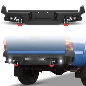 Bt-2022366-367 Lsmmotor Front Or Rear Bumper With Led Lights &d-rings For Toyota Tacoma 2005-2015 Trd