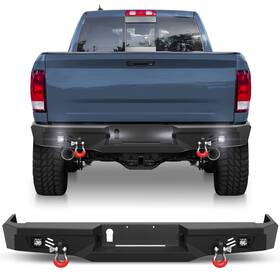 Bt-2022370 Lsmmotor Rear Bumper For 2009-2018 Ram 1500 And Classic 19-25 With Led Light &d-rings
