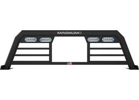109lpbra1rb Magnum Truck Racks Low Pro Window Headache Rack For 09-24 Ram 1500c/2500/3500