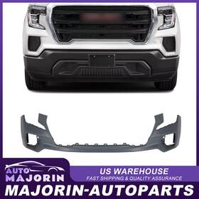 Ma177840j01 Majorin-autoparts Primed For 2019-2022 Gmc Sierra 1500 Plastic Front Upper Bumper Cover Gm1014140
