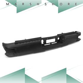Marshshore Msh-stepbum10061 Fits 15-19 Silverado Sierra 2500hd 3500hd Dual Wheels Black Rear Step Bumper