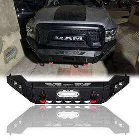 Ram-f01-ershou Marsitter Used For 2013-2018 Dodge Ram 1500 Steel Front Bumper With Winch Plate