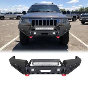 Wj-qg01-hg01-y Marsitter Mst For 1999-2004 Jeep Grand Cherokee Wj Front/rear Bumper With Winch Plate&light