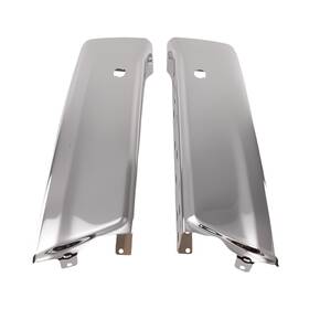 Jxtn5a Maxpeedingrods Left Right Rear Steel Bumper End For Ford F-150 2021-2023 Chrome