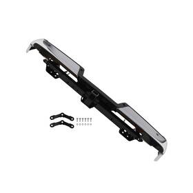 V32z7f Maxpeedingrods Chrome Rear Bumper Assembly For Ford F-150 2021-2023 Steel W Tow Hitch