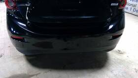 190-59219 Mazda Rear Bumper Cover Sedan Black Fits 14-18 3 108810