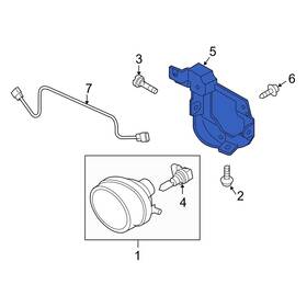 Gp9a51694b Mazda Oe For Cx-7 2007-2009 Left Fog Light Bracket