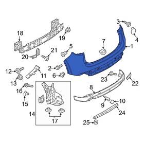 Ksd650222 Mazda Oe For Cx-5 2022-2024 Rear Lower Bumper Cover