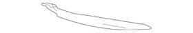 Mercedes-benz 117-885-47-00 Genuine Mercedes-benz Trim Bar