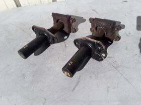 1238800714 Mercedes-benz 1977 W123 240d Rear Bumper Shock Absorber Pair Set Oem
