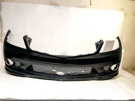2048853925 Mercedes-benz Amg Sport Front Bumper Cover Assembly Black Fits 8-11 W204 C300 C350