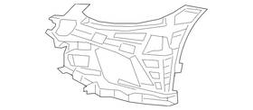 205-885-19-01 Mercedes-benz Genuine Bumper Guide