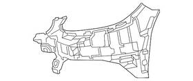 205-885-44-00 Mercedes-benz Genuine Bumper Guide