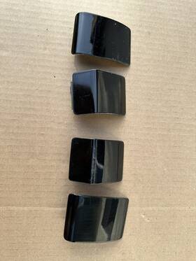 2086985130 Mercedes-benz Set-4 Clk430 Side Skirt Jack Cover Black