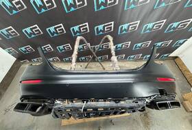 213-855-00-01 Mercedes-benz Oem 2018-2022 E63 Amg S W213 Rear Bumper Cover With Park Assist Gray