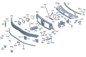 214-622-19-00-64 Mercedes-benz Genuine Bracing