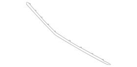 217-885-08-21 Mercedes-benz Genuine Lower Molding