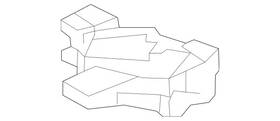 Mercedes-benz 218-885-26-37 Genuine Mercedes-benz Energy Absorber