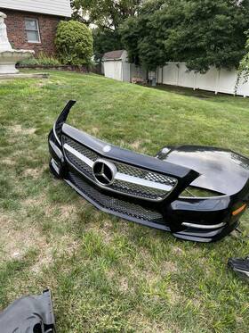 2188850725 Mercedes-benz W218 12-14 Cls Class Complete Front Bumper Cover With Grill Black