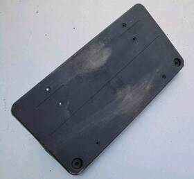 2308170178 Mercedes-benz Front Number License Plate Holder Bracket Frame Black Oem