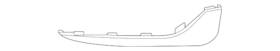 Mercedes-benz 247-885-06-04 Genuine Mercedes-benz Trim Molding
