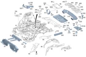 253-610-26-01 Mercedes-benz Genuine Reinforcement