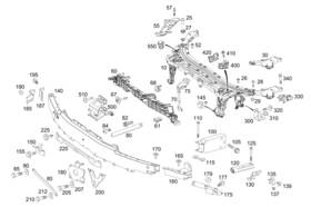 290-501-37-00 Mercedes-benz Genuine Console