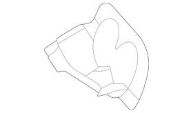 290-884-05-00 Mercedes-benz Genuine Cover Trim