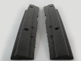 473721 Mercedes-benz 1990 - 2002 Sl Class R129 Absorber Bumper Foam Set Of 2