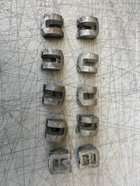 A1249889078 Mercedes-benz 1998 S320 W140 Front Bumper Cover Upper Molding Fasteners Clip Oem