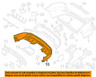 1668851925 Mercedes Bumper- Oem 12-14 Cover Ml350 Mercedes-benz Rear