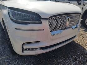 105-10467a Merkur 21 2021 Lincoln Aviator Reserve Front Bumper Assembly White With Grilles