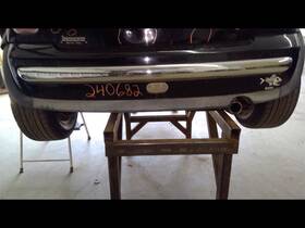 190-58924b Mini Cooper Local Pickup Only Rear Bumper Ht Base With Chrome Trim Fits 02-04