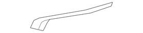 62080w000p Mitsubishi Genuine Upper Trim