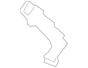 6400g660 Mitsubishi Genuine Bumper Cover Bracket