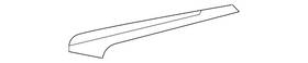 6407a377 Mitsubishi Genuine Upper Molding