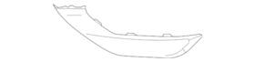 85018w011p Mitsubishi Genuine Side Molding