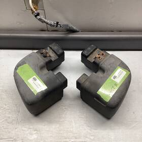 55155760aa Mopar 97-06 Jeep Wrangler Tj Bumper Extension 2pc Pair #2310 T1